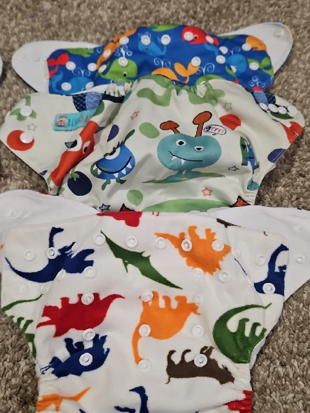 Kids Diaper Covers And Inserts by Alva Baby - Multicolor Prints